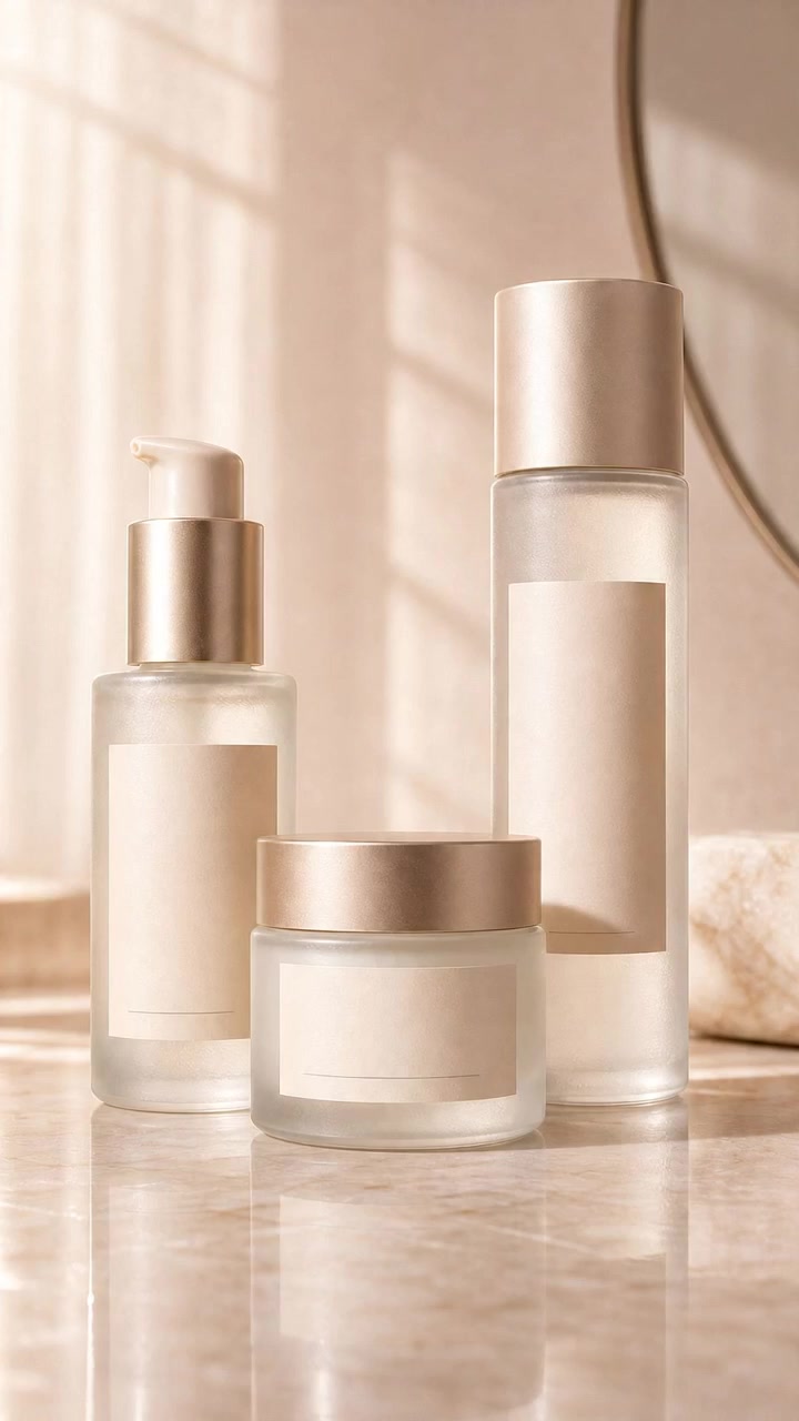 Premium Skincare Social Ad poster